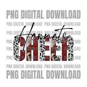 Hornets Cheer PNG | Hornets Sublimation Design | Hornets Digital Download | Hornets PNG | Hornets Sublimation Design