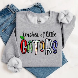 Teacher of little Gators PNG | Teacher of little png | Back to School PNG | Gators PNG | Back to School