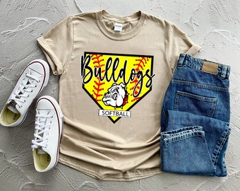 Bulldogs Softball PNG | Bulldogs Digital Download | Bulldogs PNG