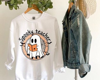 Spooky Teacher PNG | Halloween PNG | Digital Design Downloads | Halloween Sublimation Designs | Halloween Coquette Bow Png