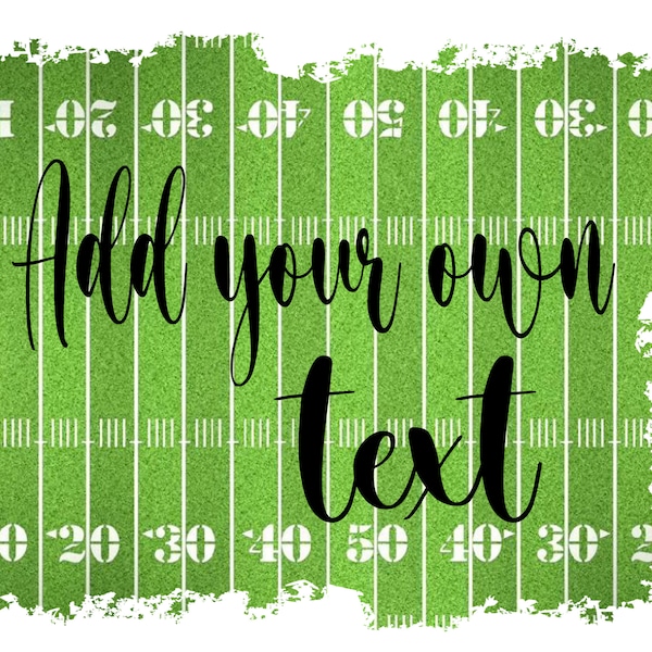 Green blank Football field PNG | Football Field Letter Design | Sublimation Designs Downloads | Football PNG | Football Sublimation