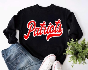 Patriots Red Cursive PNG | Patriots Digital Download | Patriots PNG