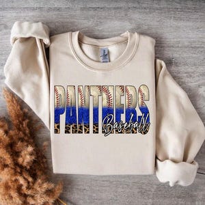 Panthers Baseball PNG | Sublimation Design | Sublimation PNG | Panthers Digital Download | Baseball Sublimation | Panthers PNG