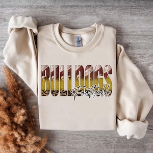 Bulldogs Football PNG | Sublimation Design | Digital Download | Bulldogs | Football Sublimation | Bulldogs PNG | Bulldogs Sublimation Design