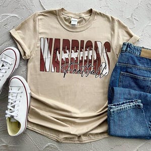 Warriors Football PNG | Digital Download | Warriors | Warriors PNG