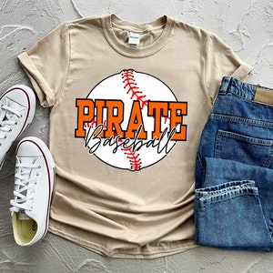 Pirate Baseball PNG | Digital Download | Custom Digital | Pirate PNG