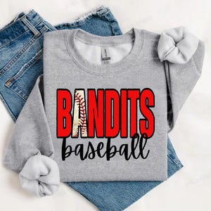 Bandits Baseball PNG | Digitaler Download | Benutzerdefinierte Digital | Banditen PNG