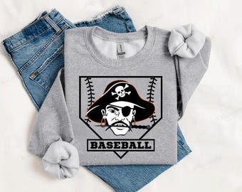 Piratas Béisbol naranja PNG / Piratas Descarga digital / Digital personalizado / Piratas PNG