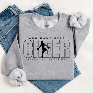 Leave it all on the Mat Cheer PNG | Digital Download | Cheer PNG | Cheerleading PNG