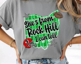 Shes from Rock Hill PNG | Rock Hill Redmen Football PNG | Digital Download | Redmen Football PNG | Redmen Png