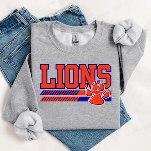 Lions PNG | Lions Digital Download | Custom Digital