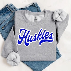 Huskies Cursive PNG | Huskies Digital Download | Huskies PNG | Custom Digital