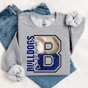 Bulldogs Baseball PNG | Bulldogs Digital Download | Custom Digital | Bulldogs PNG