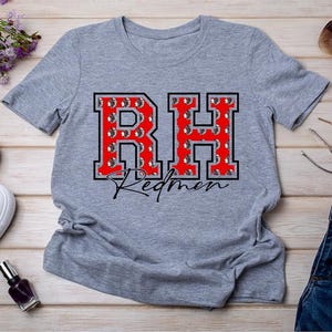 Rock Hill Redmen PNG | Digitaler Download | Digitale Kunst | Rote Männer