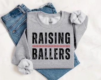 Raising Ballers Baseball PNG | Baseball Mom Png | Digital Download | Raising Ballers PNG | Baseball Png