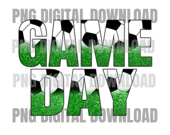 Game Day Soccer PNG | Soccer sublimation designs | Sublimation | Digital Download | Printable Artwork | Custom Digital| Soccer Sublimation