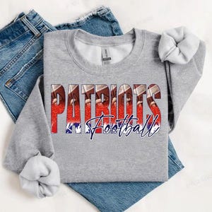 Patriots Football PNG | Digital Download | Custom Digital | Patriots PNG