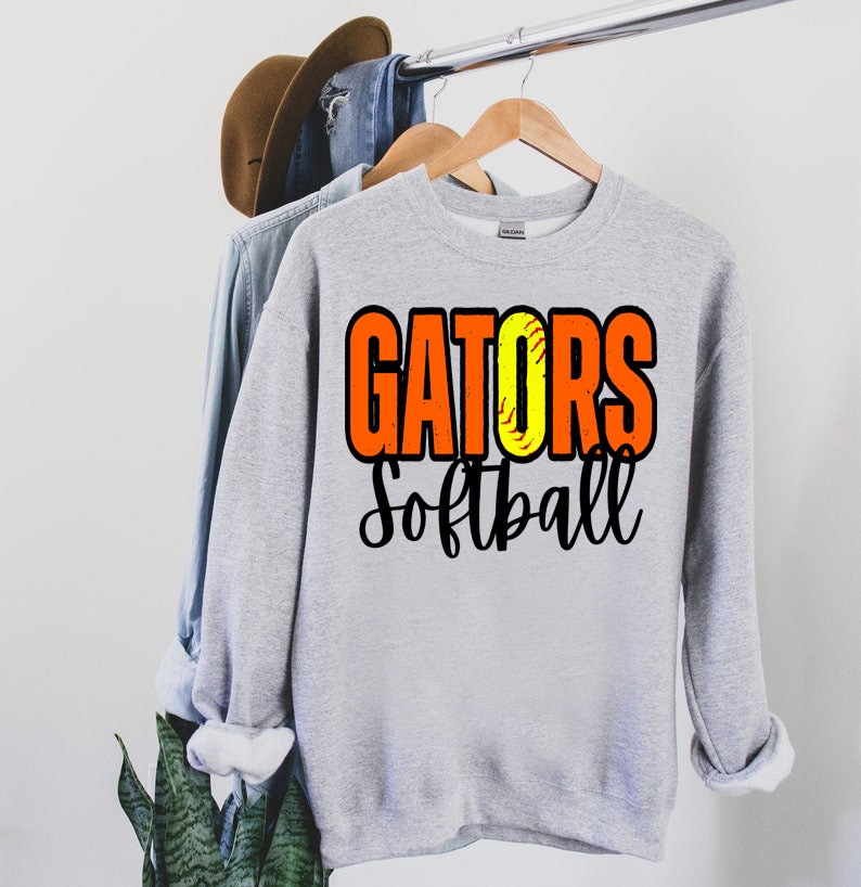 Gators Softball PNG Digital Download DTF Design Custom