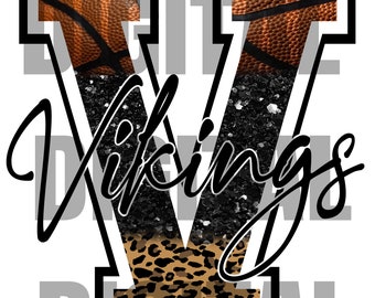 Vikings Basketball PNG | Vikings Digital Download | Vikings PNG