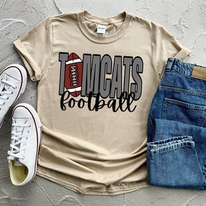 Tomcats football PNG | Digital Download | Digital Art | Tomcats PNG