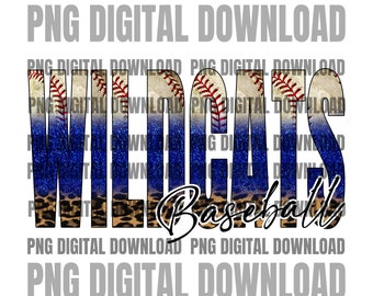 Wildcats Baseball Sublimation Design | Sublimation PNG | Digital Download | Baseball Sublimation | Custom Digital| Wildcats PNG