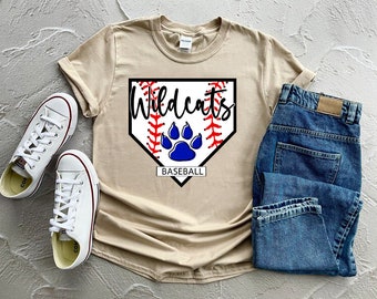 Wildcats Baseball PNG | Digital Download | Custom Digital | Wildcats PNG