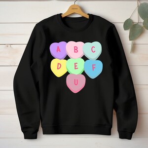 ABCDEFU Valentines PNG | Valentine&#39;s Day Png | Candy Hearts Valentine PNG