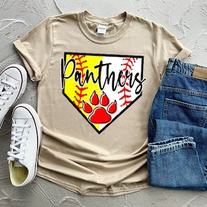 Panthers Baseball PNG | Panthers Softball Png | Sublimation PNG | Digital Download | Baseball Sublimation | Custom Digital| Panthers PNG