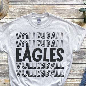 Eagles Volleyball PNG | Eagles Digital Download | Volleyball Sublimation | Eagles PNG