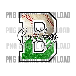 Bulldogs Baseball PNG | Bulldogs Sublimation Design | Sublimation PNG | Bulldogs Digital Download | Custom Digital | Bulldogs PNG
