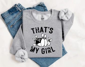 That's My Boy Bowling PNG | That's My Girl Bowling PNG | Bowling Mom Shirt Design | Bowling Team Spirit | Digital Download