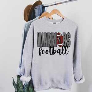 Warriors Football PNG | Sublimation Design | Digital Download | Warriors | Football Sublimation | Warriors PNG | Warriors Sublimation Design