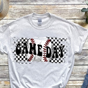 Game Day Baseball PNG | Game Day Retro Png | Sublimation PNG | Digital Download | Custom Digital | DTF Design | Game Day png