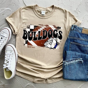 Bulldogge Fußball PNG | Bulldoggen Digitaler Download | Bulldogs PNG
