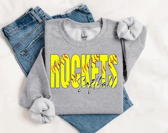 Rockets Softball PNG | Rockets Digital Download | Rockets Png