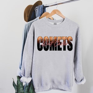 West Carter Comets Basket PNG / / Digitale personalizzato