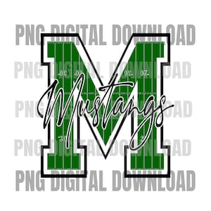 Mustangs Football PNG | Mustangs Digital Download | Mustangs PNG