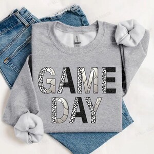 Game Day Volleyball PNG | Digital Download | Custom Digital | Volleyball Design