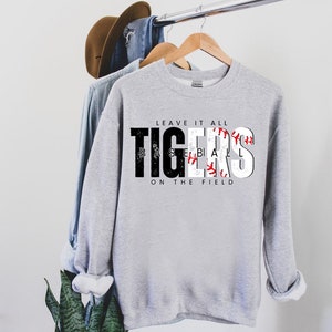 Leave it all on the field Tigers Baseball PNG | Tigers Digital Download | Tigers Baseball PNG | Custom Digital | Tigers PNG
