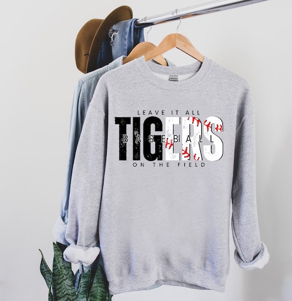 Leave it all on the field Tigers Baseball PNG | Tigers Digital Download | Tigers Baseball PNG | Custom Digital | Tigers PNG