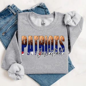 Patriots Sublimation Design | Sublimation PNG | Patriots Digital Download | Basketball Sublimation | Patriots Basketball PNG