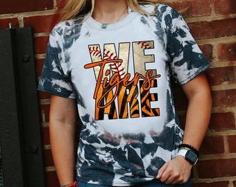 Wir sind Tigers Baseball PNG, Spieltag Team Shirt Design, Baseball Sublimationsgrafik, Schulgeist Datei, Sofort Download