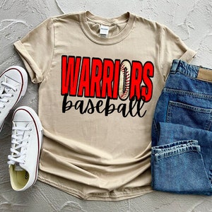Warriors Baseball PNG | Digital Download | Custom Digital | Warriors PNG