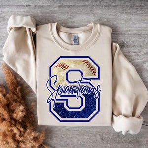 Spartans Baseball PNG | Spartans Digital Download | Custom Digital | Spartans PNG