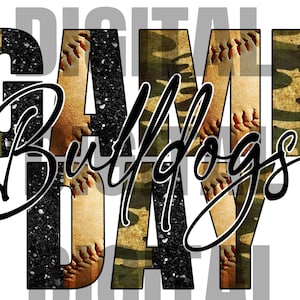 Bulldogs Baseball PNG |  Digital Download | Custom Digital | Bulldogs PNG