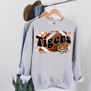 Tigers Football PNG | Tigers Sublimation Design | Tigers Digital Download | Digital Art | Tigers | Football Sublimation | Tigers DTF Design