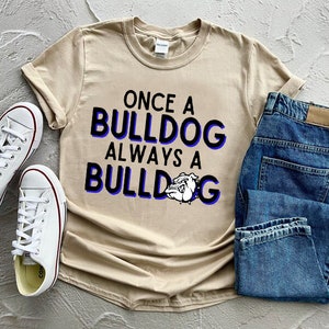 Once a Bulldog always a Bulldog PNG | Blue Bulldog Design | Bulldogs Digital | Dtf Transfer design | Bulldogs PNG