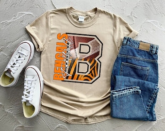 Fútbol de los Bengals PNG / Diseño de sublimación / Descarga digital de los Bengals / Fútbol de los Bengals PNG / Bengals PNG / Digital personalizado