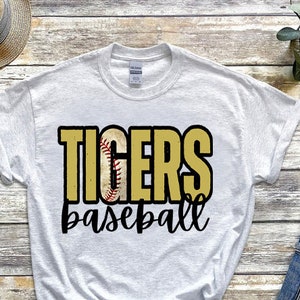 Tigers Baseball PNG | Tigers Digital Download | Baseball Sublimation | Custom Digital| Tigers PNG