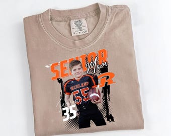 Senior Football Mom PNG | Custom Sports Photo Design | Personalized Football Mom Photo | Senior Mom Digital Design | Custom Game Day Graphic
